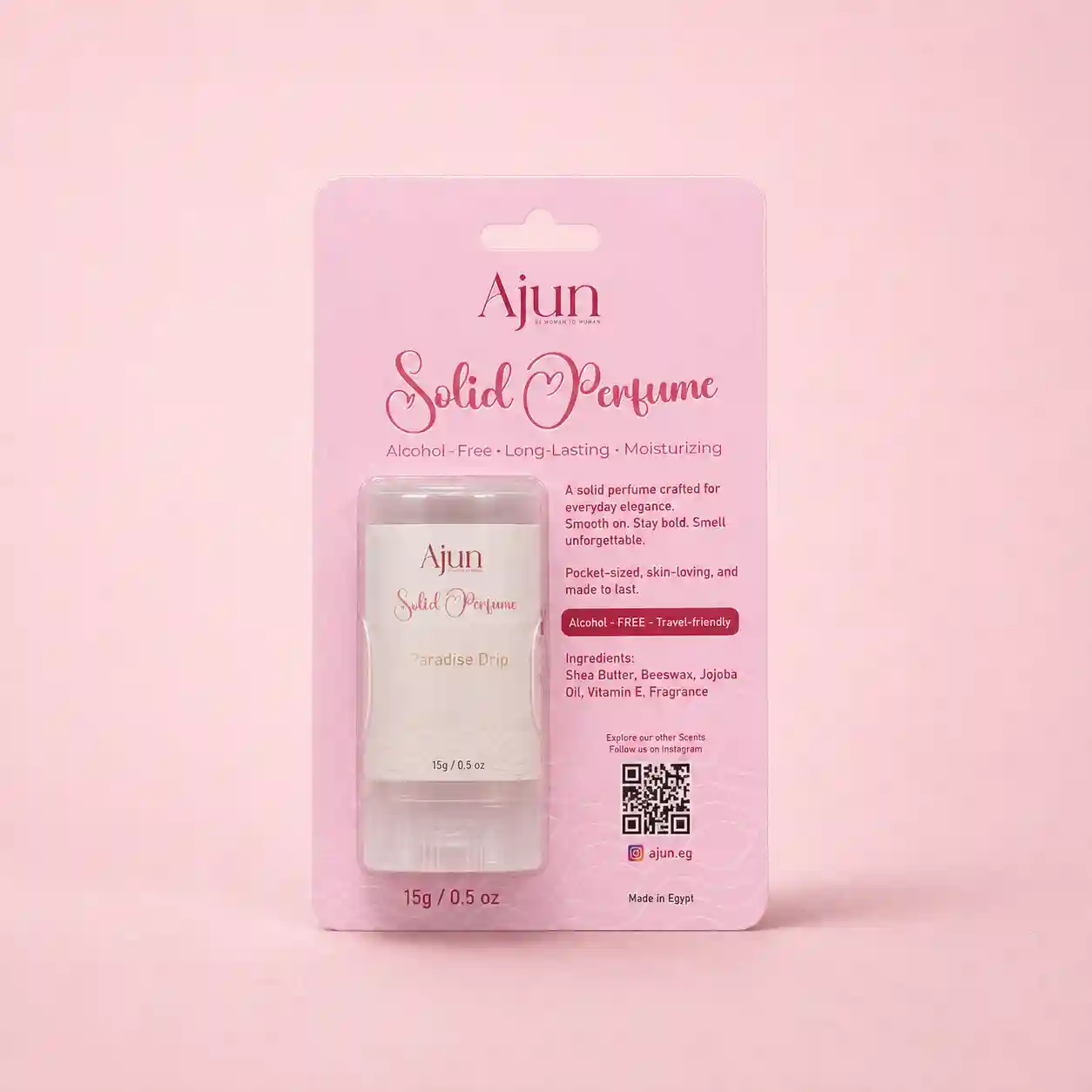 Solid perfume stick